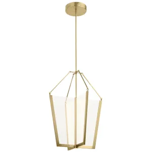 Calters Large LED Foyer Pendant flush mount ceiling fixture