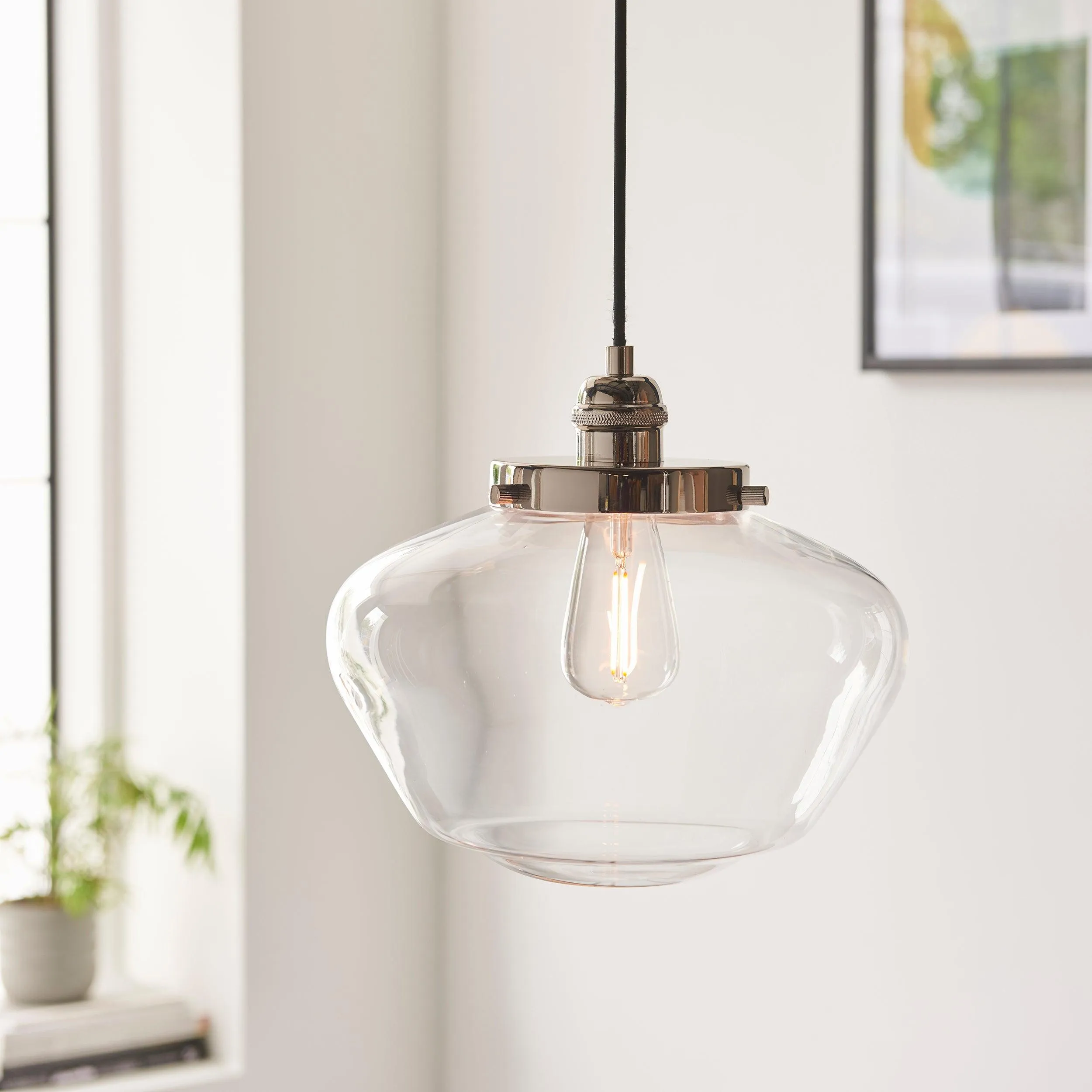 Camberley Nickel Pendant Light - Open Box