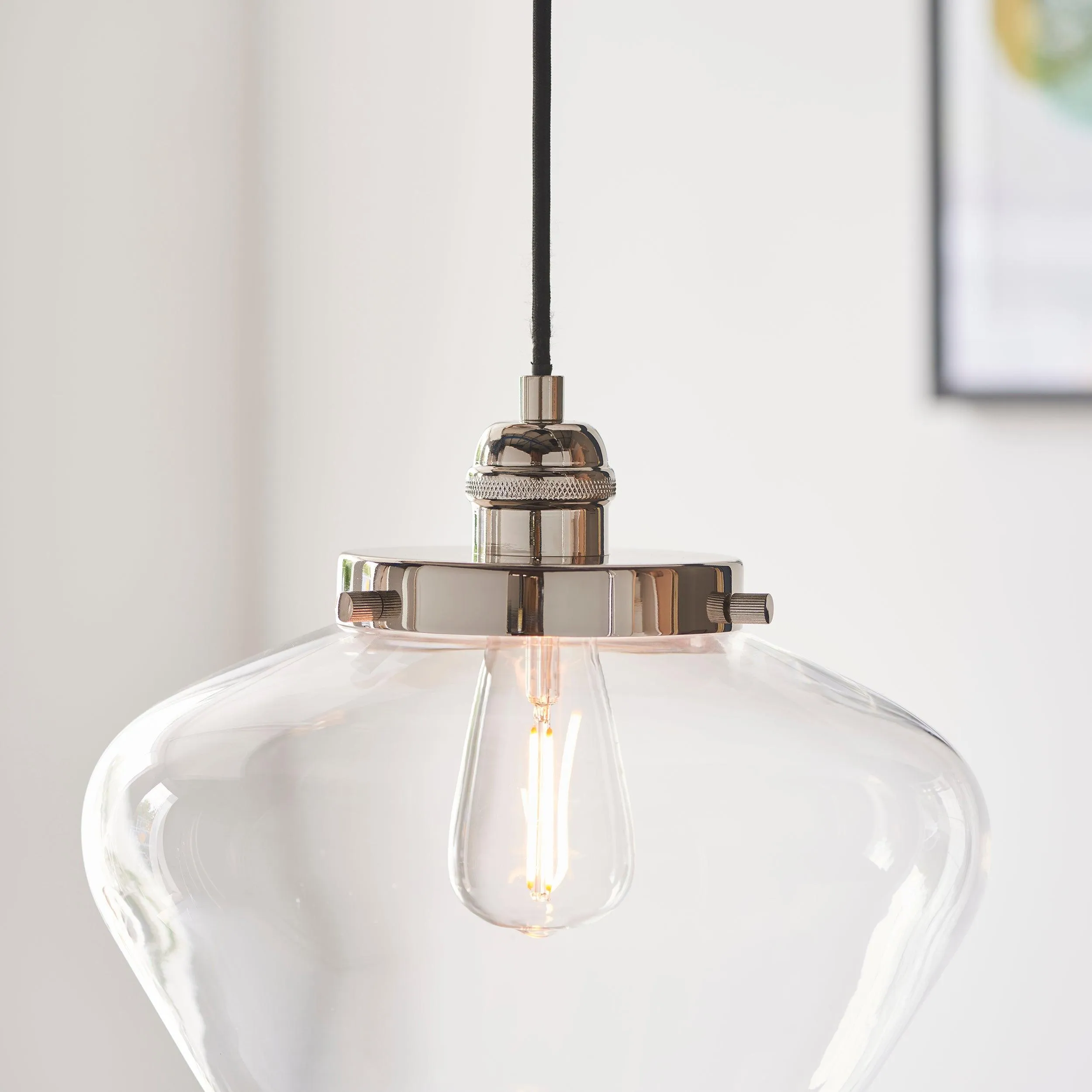 Camberley Nickel Pendant Light - Open Box