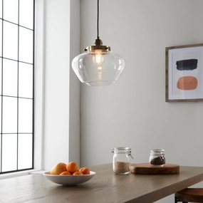 Camberley Brass School House Pendant Ceiling Light ambient ceiling fixture