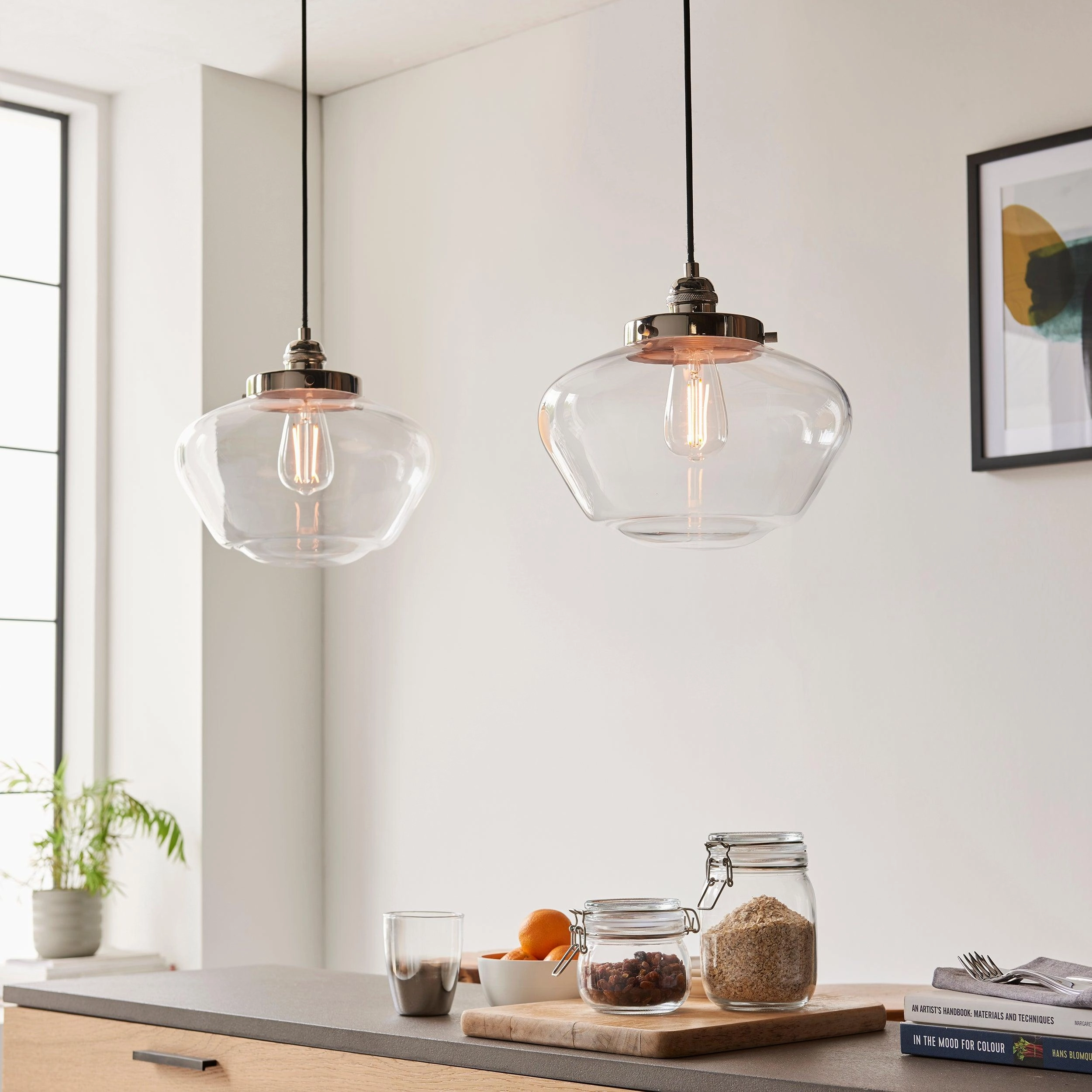 Camberley Nickel Pendant Light - Open Box