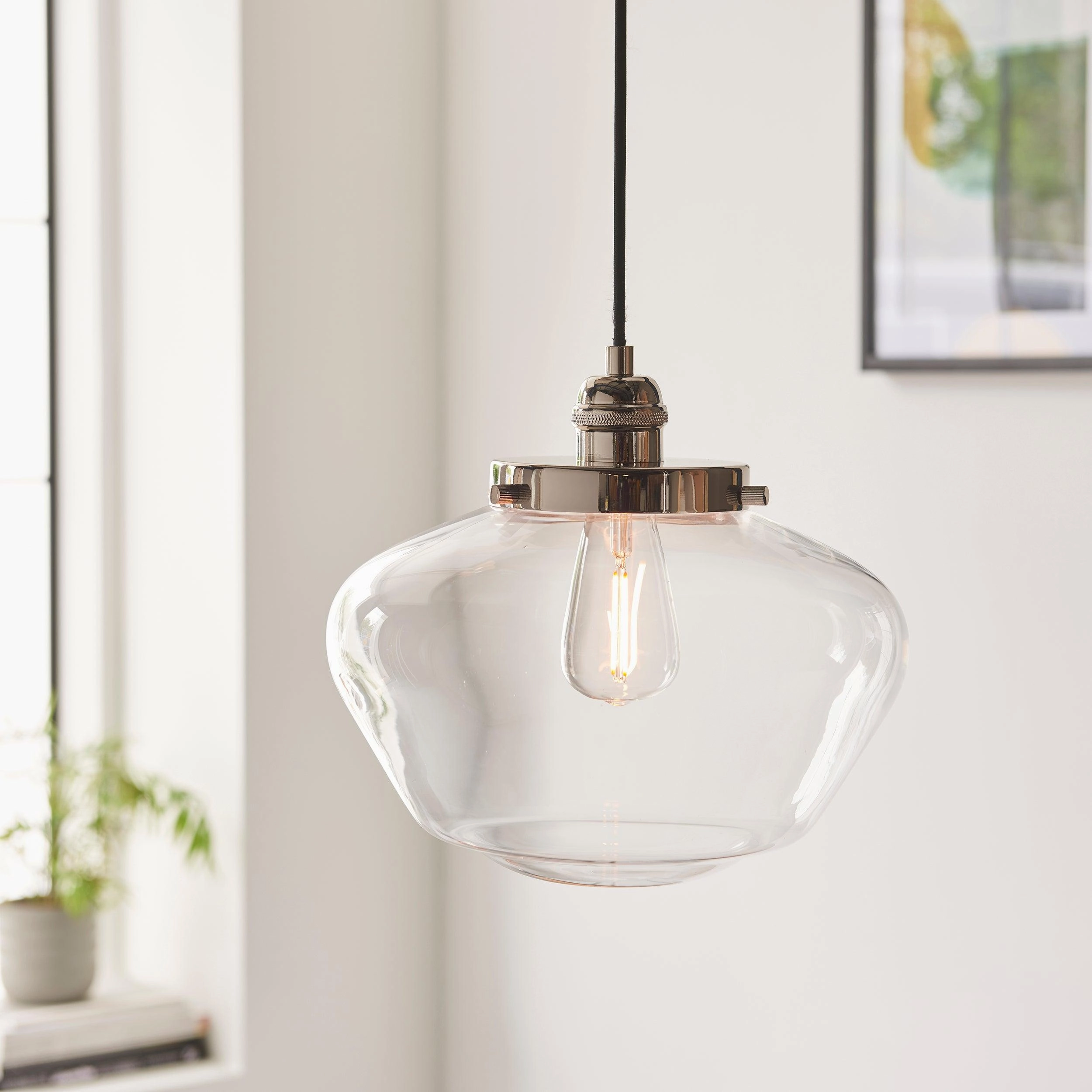 Camberley Nickel Pendant Light - Open Box