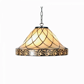 Cambridge Medium Tiffany Ceiling Light, single bulb fitting recessed ceiling spot lamp