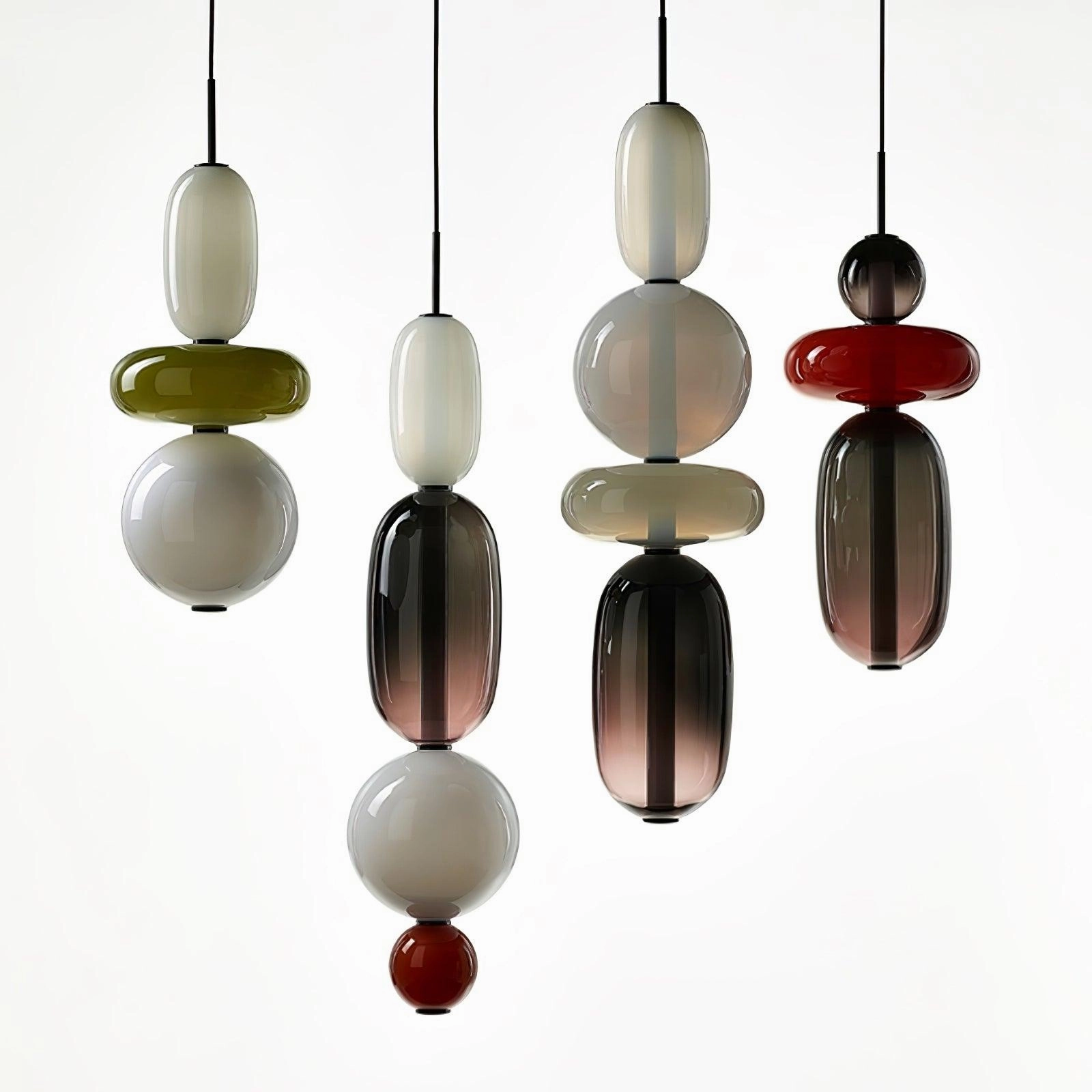 Candied Glass Combo Pendant Light