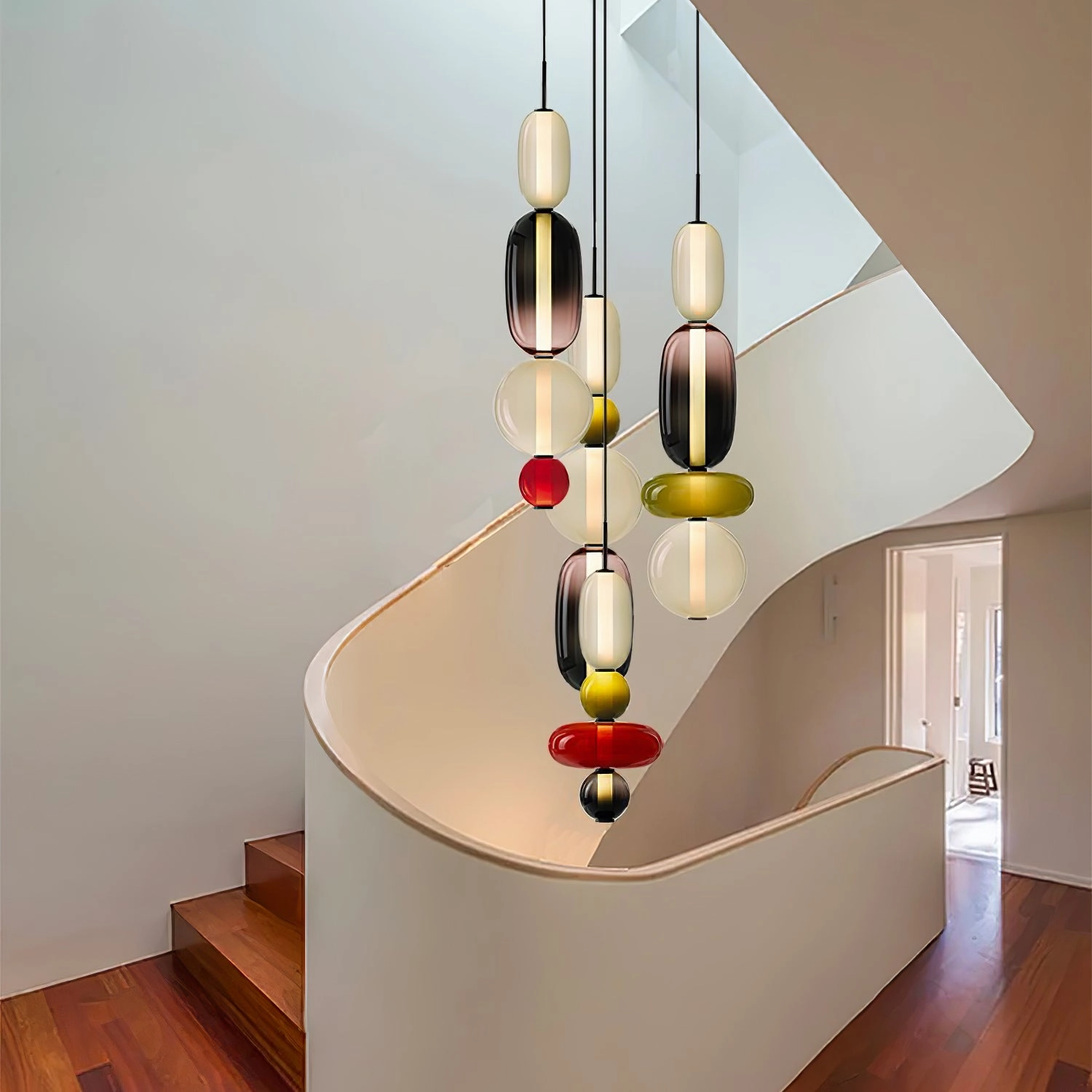 Candied Glass Combo Pendant Light