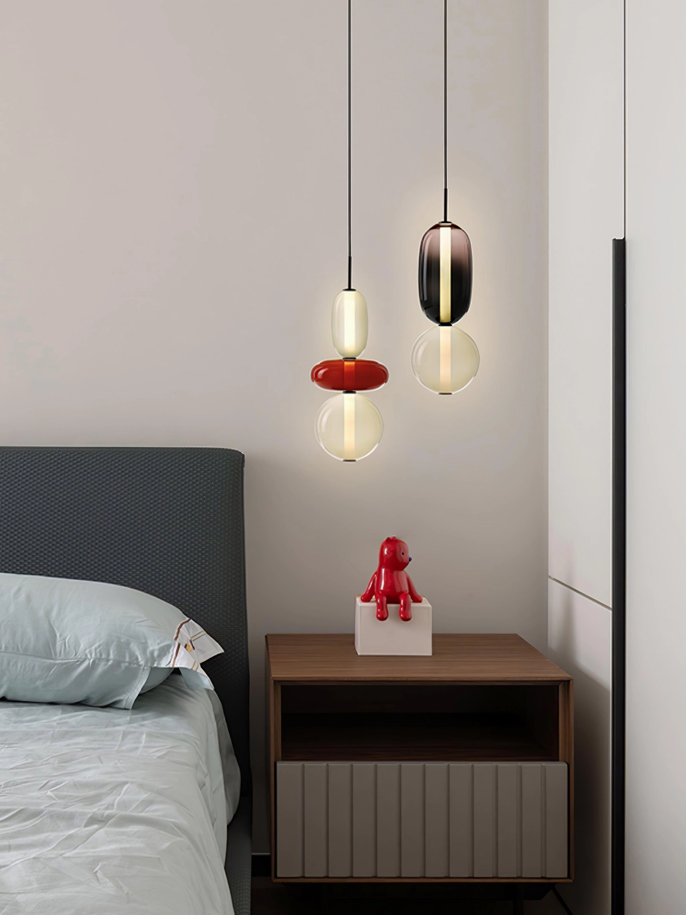 Candied Glass Combo Pendant Light
