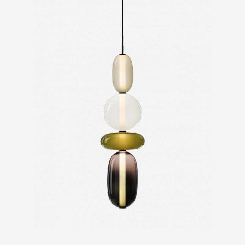 Candied Glass Combo Pendant Light