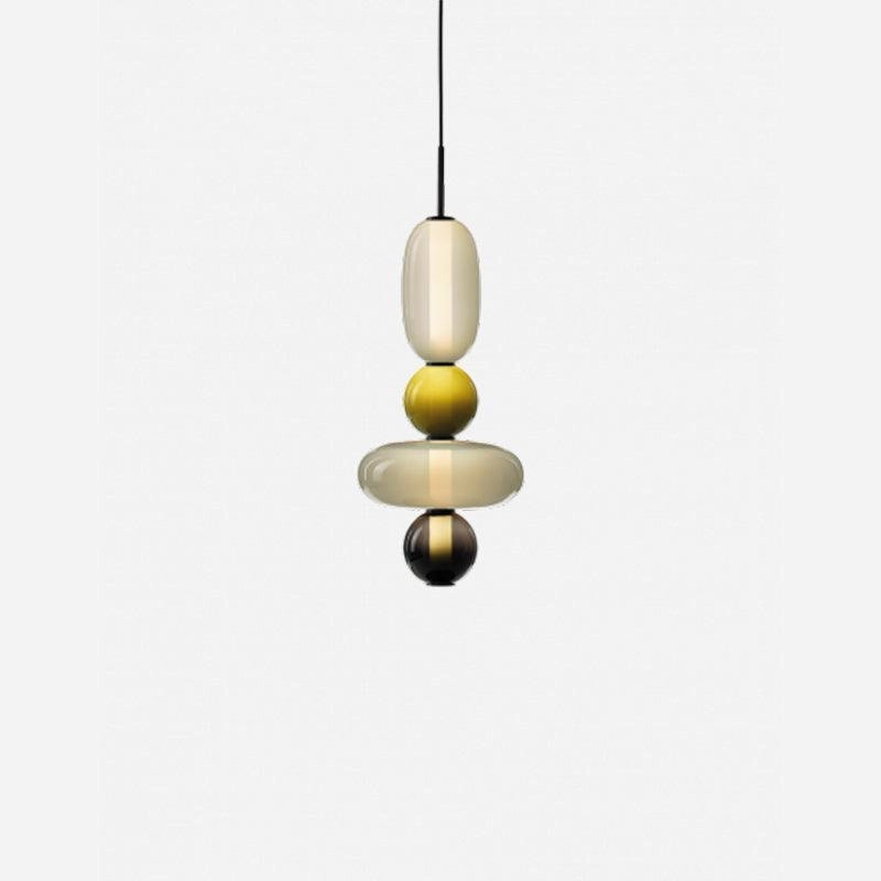 Candied Glass Combo Pendant Light