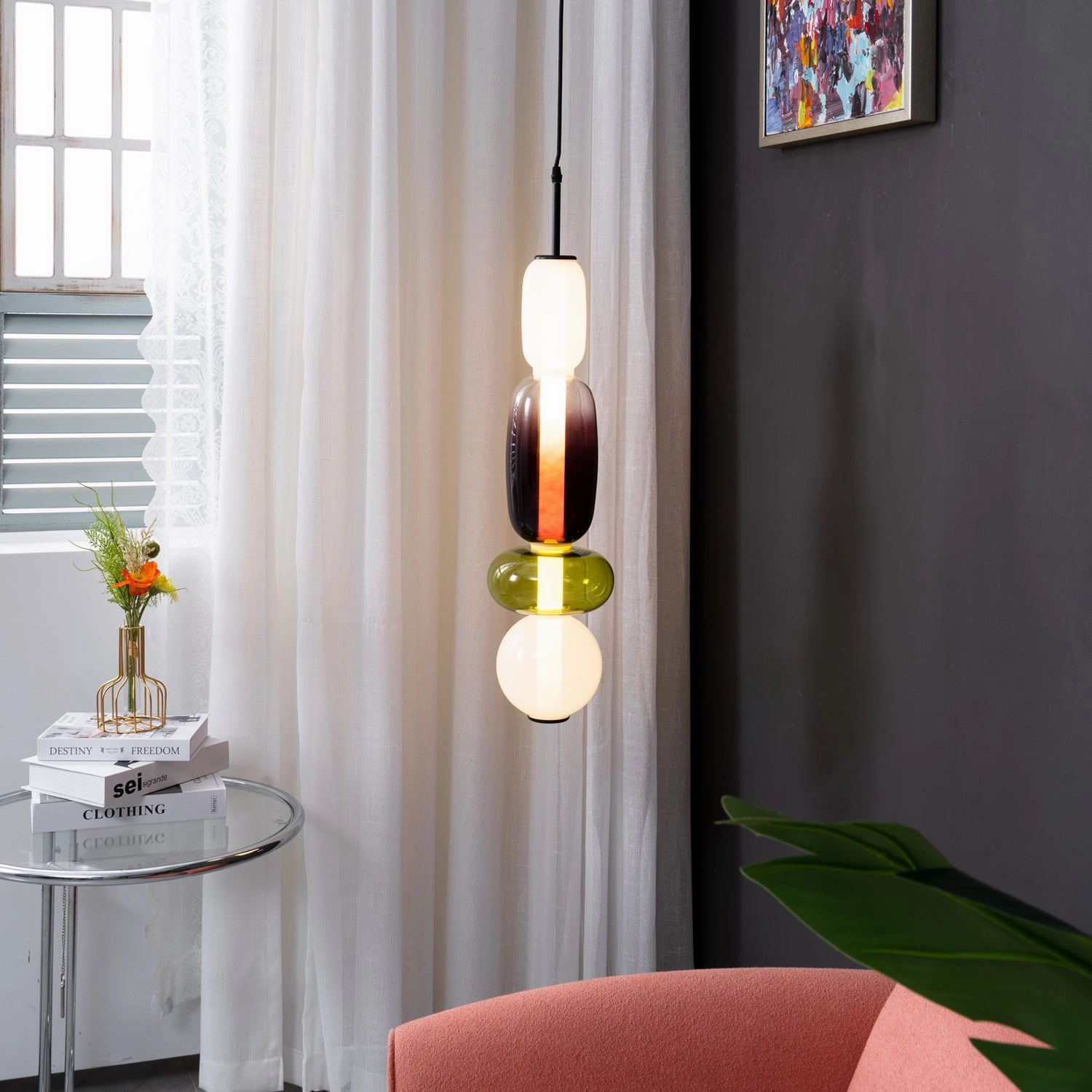 Candied Glass Pendant Light
