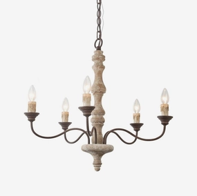 Candlestick Farmhouse chandelier minimalist reading light