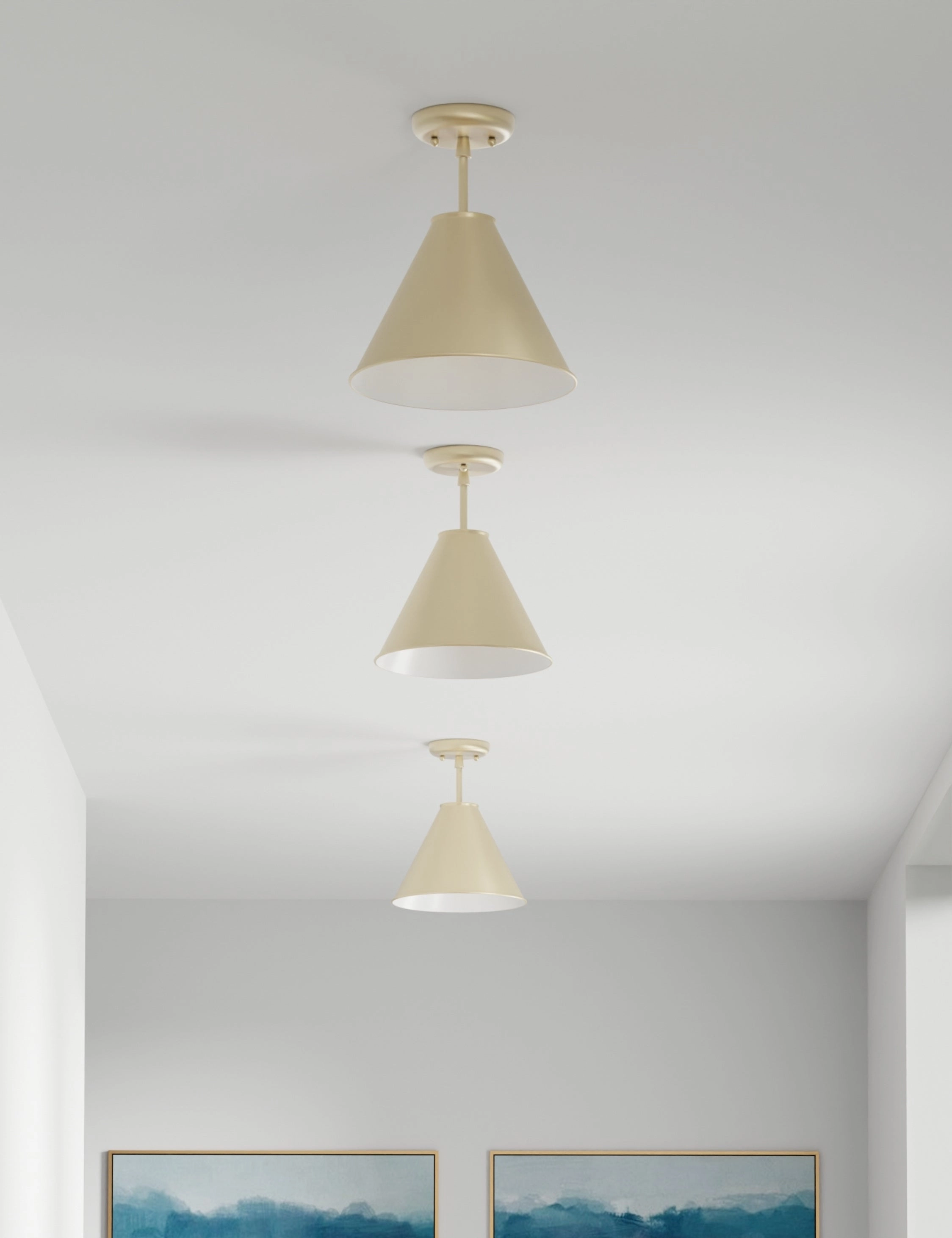Cannon Semi-Flush Mount Light