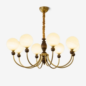 Carmina Orbital Chandelier minimalist reading light