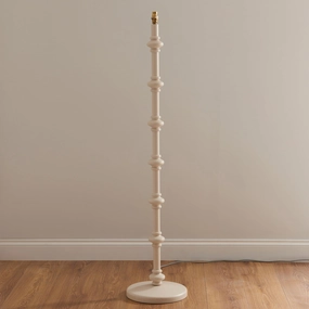 Carnaby White Wooden Floor Lamp Base creative lampshade design