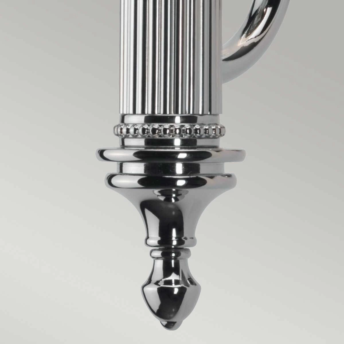 Carroll Bell Shade Polished Chrome Bathroom Wall Light