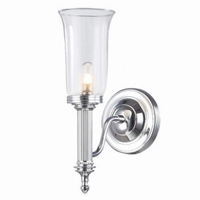 Carroll Bell Shade Polished Chrome Bathroom Wall Light vintage desk lamp