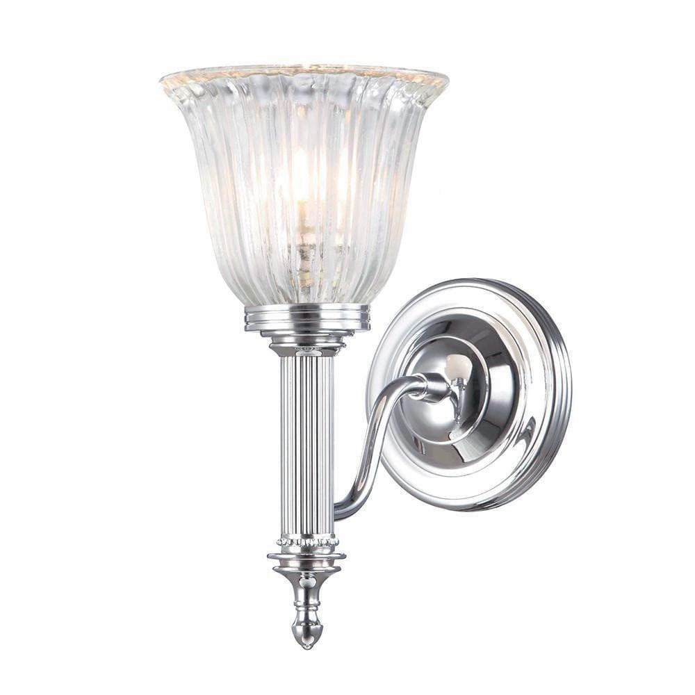 Carroll Cloche Shade Polished Chrome Bathroom Wall Light vintage desk lamp