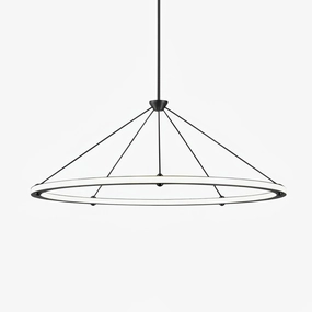 Cascading Ring Circle Pendant Lamp contemporary ceiling lighting