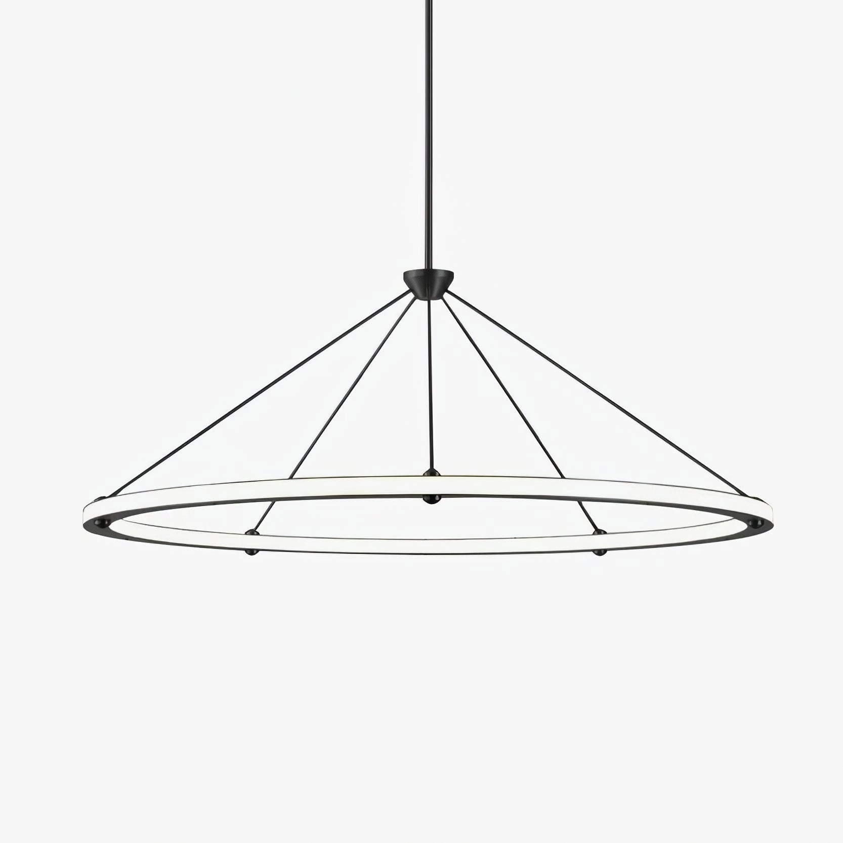 Cascading Ring Circle Pendant Lamp contemporary ceiling lighting