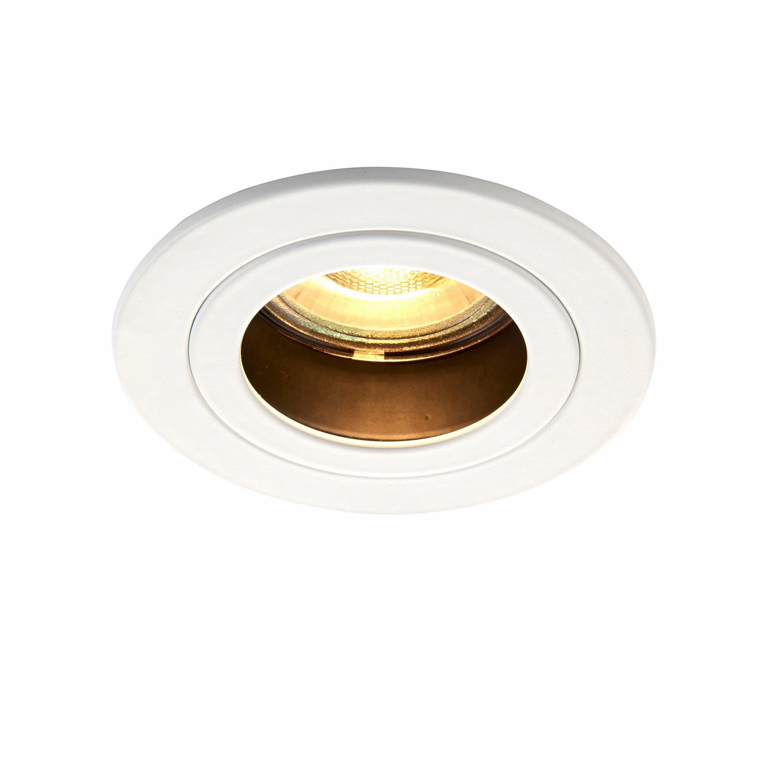 Cast Baffle White Recessed Adjustable Downlight 50W adjustable floor standing lamp