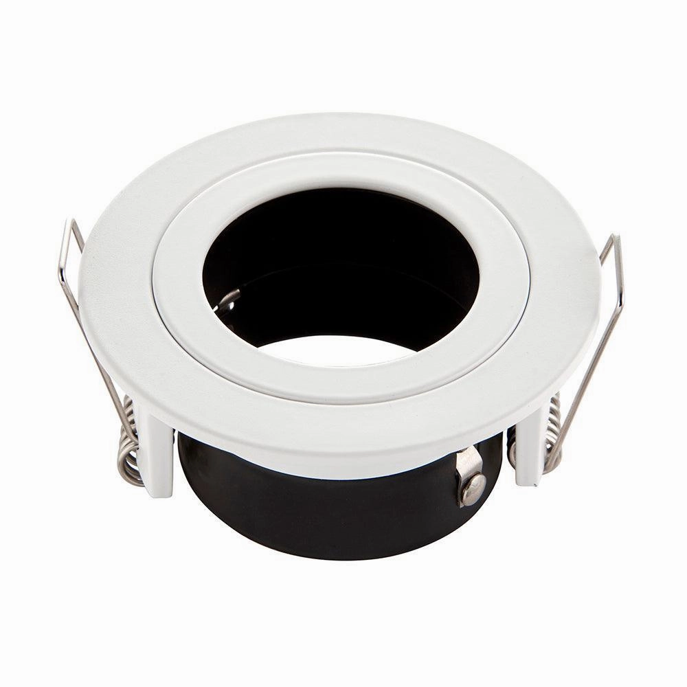 Cast Baffle White Recessed Adjustable Downlight 50W