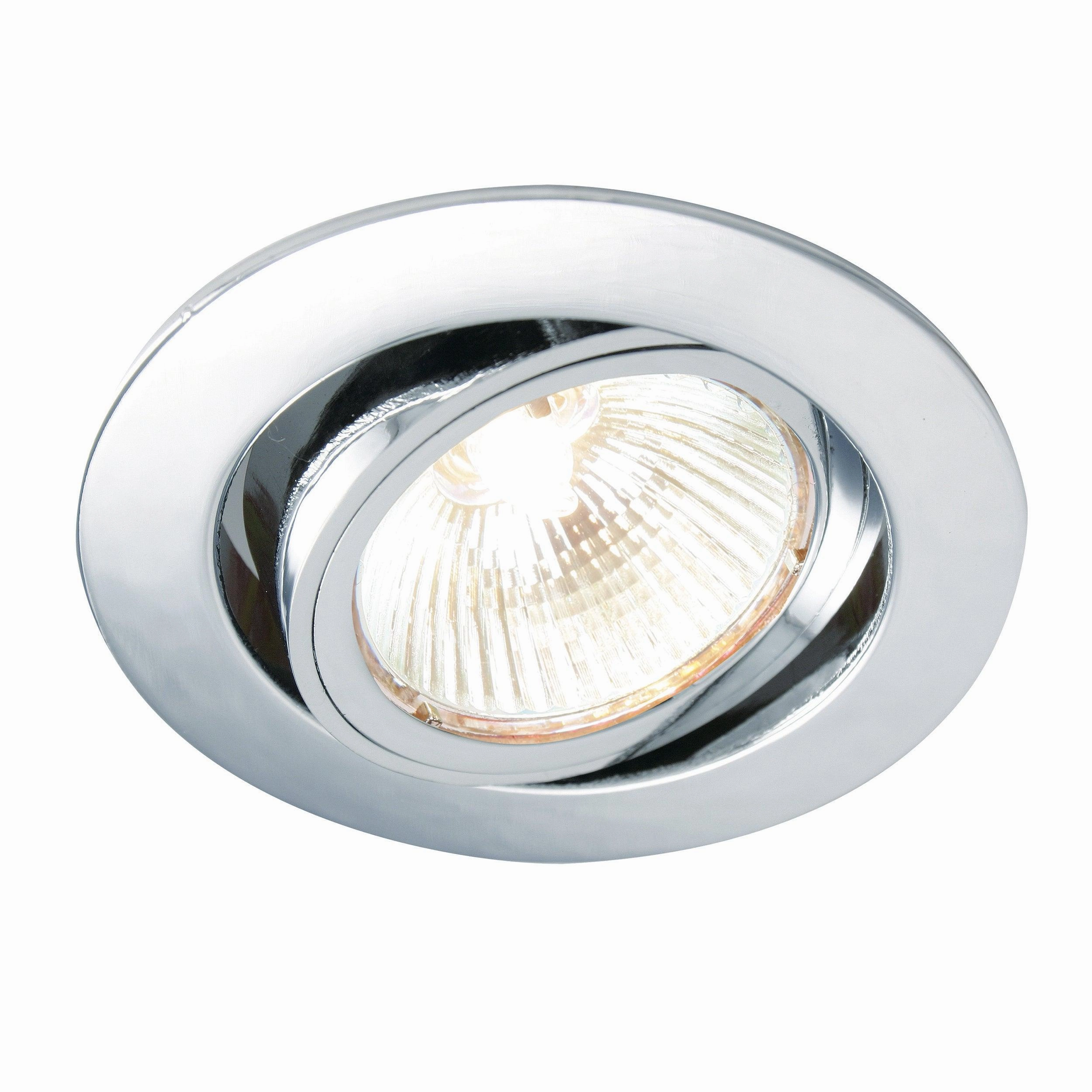 Cast Chrome Tilt Recessed Downlight adjustable floor standing lamp