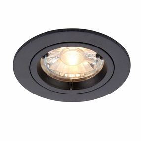 Cast Matt Black Recessed Downlight adjustable floor standing lamp