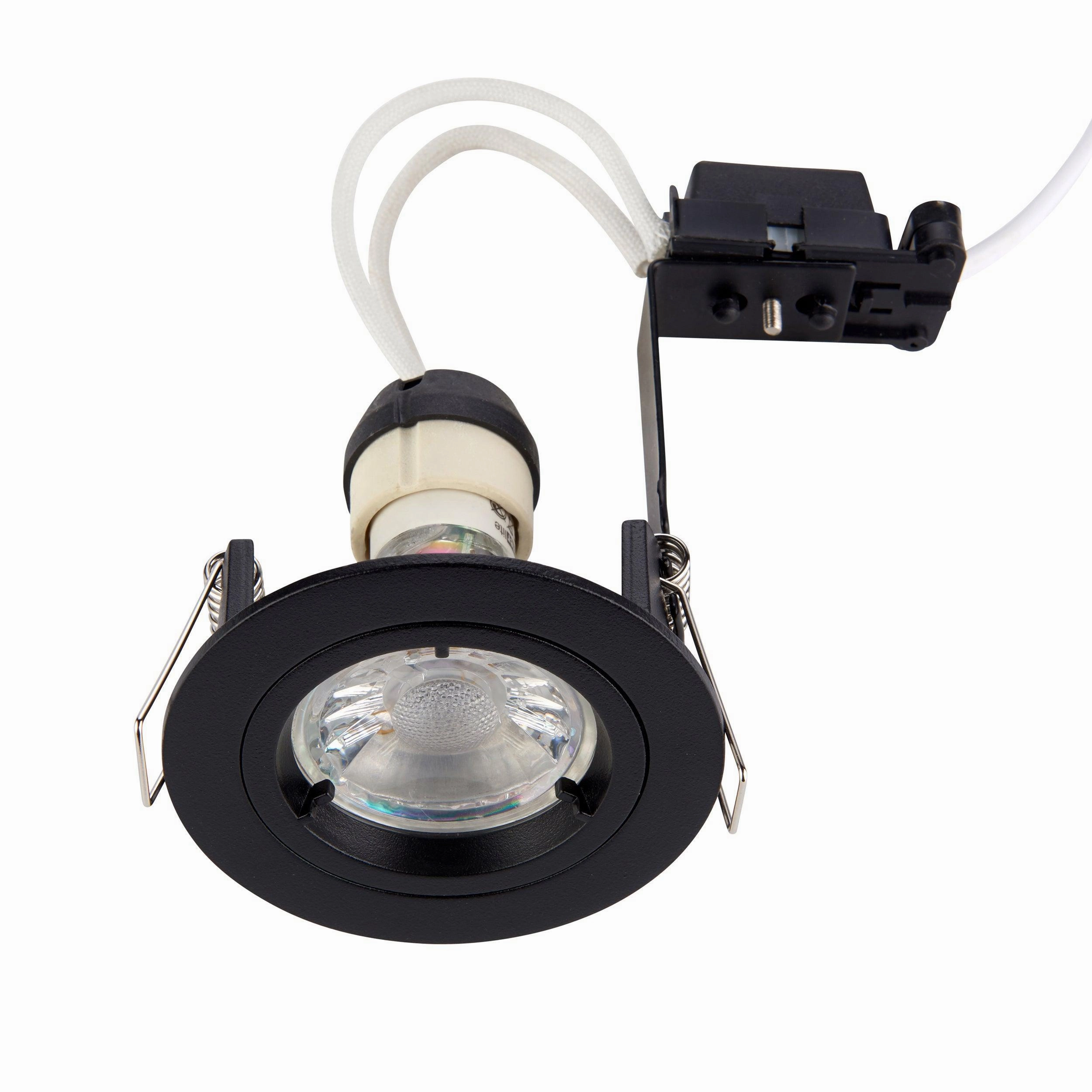 Cast Matt Black Recessed Downlight