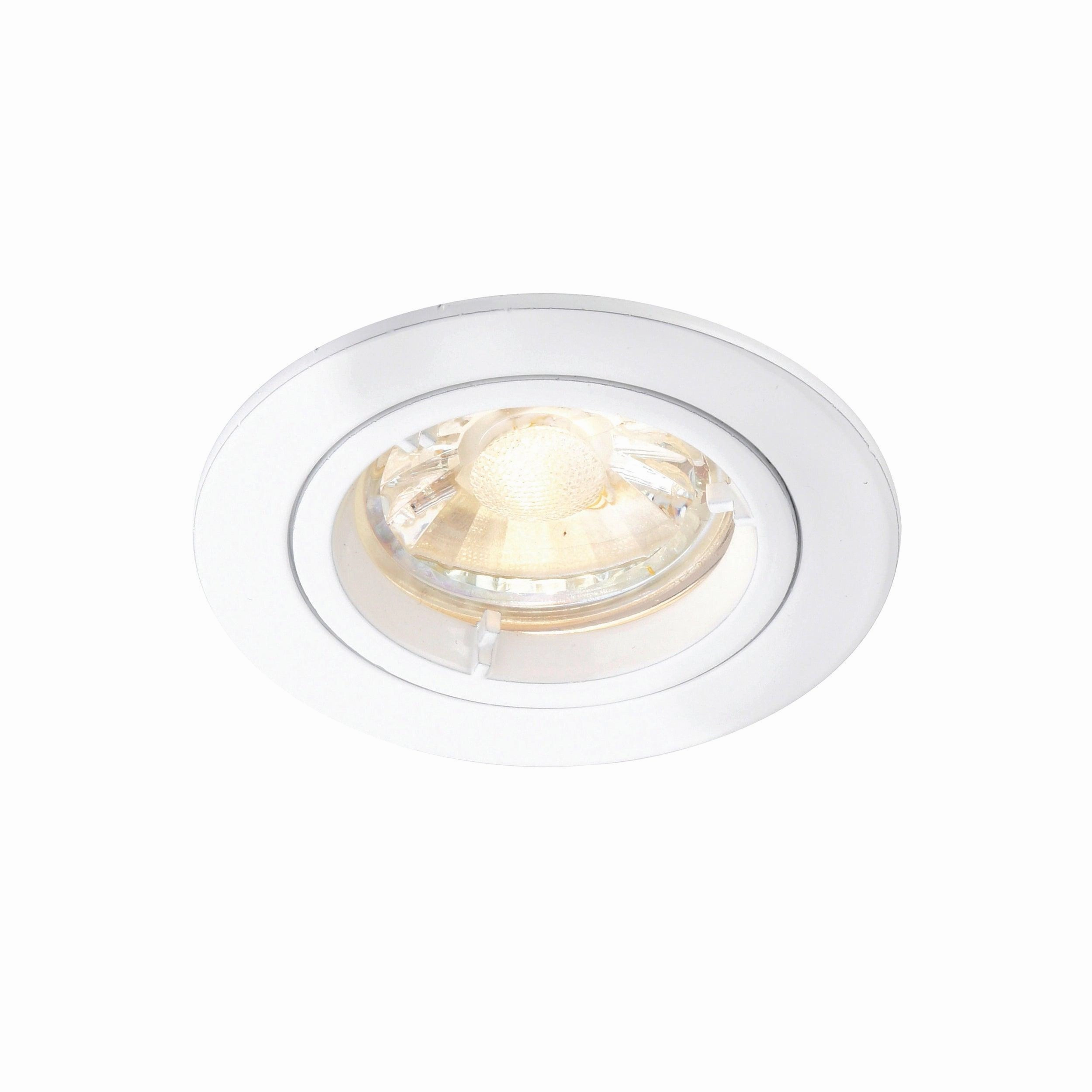 Cast Matt White Recessed Downlight adjustable floor standing lamp