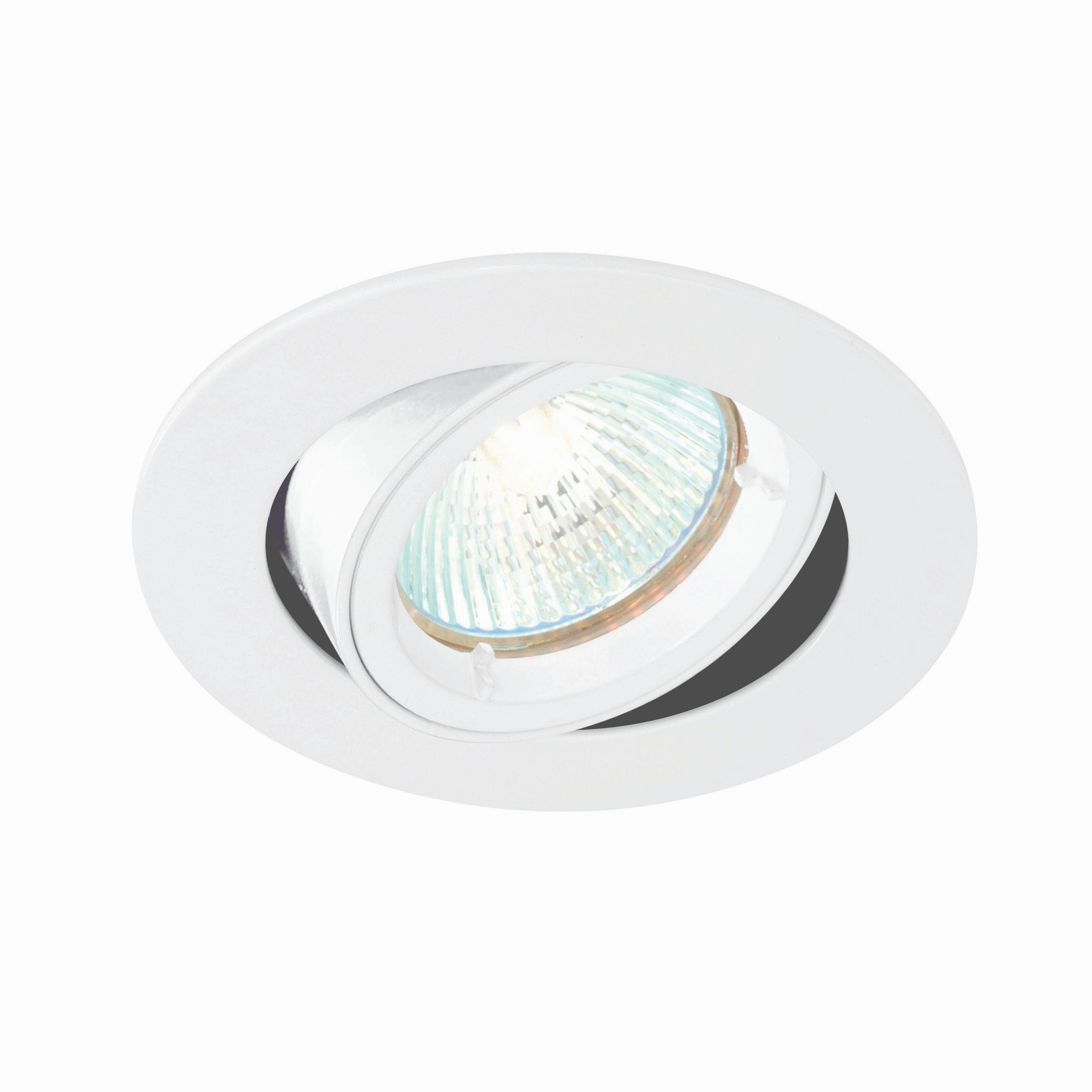 Cast White Tilt Recessed Downlight adjustable floor standing lamp