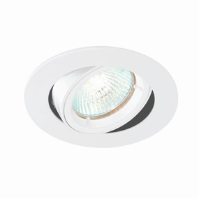 Cast White Tilt Recessed Downlight adjustable floor standing lamp