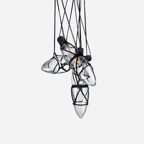 Castaway Bottle Glass Pendant Lamp surface mount ceiling lamp
