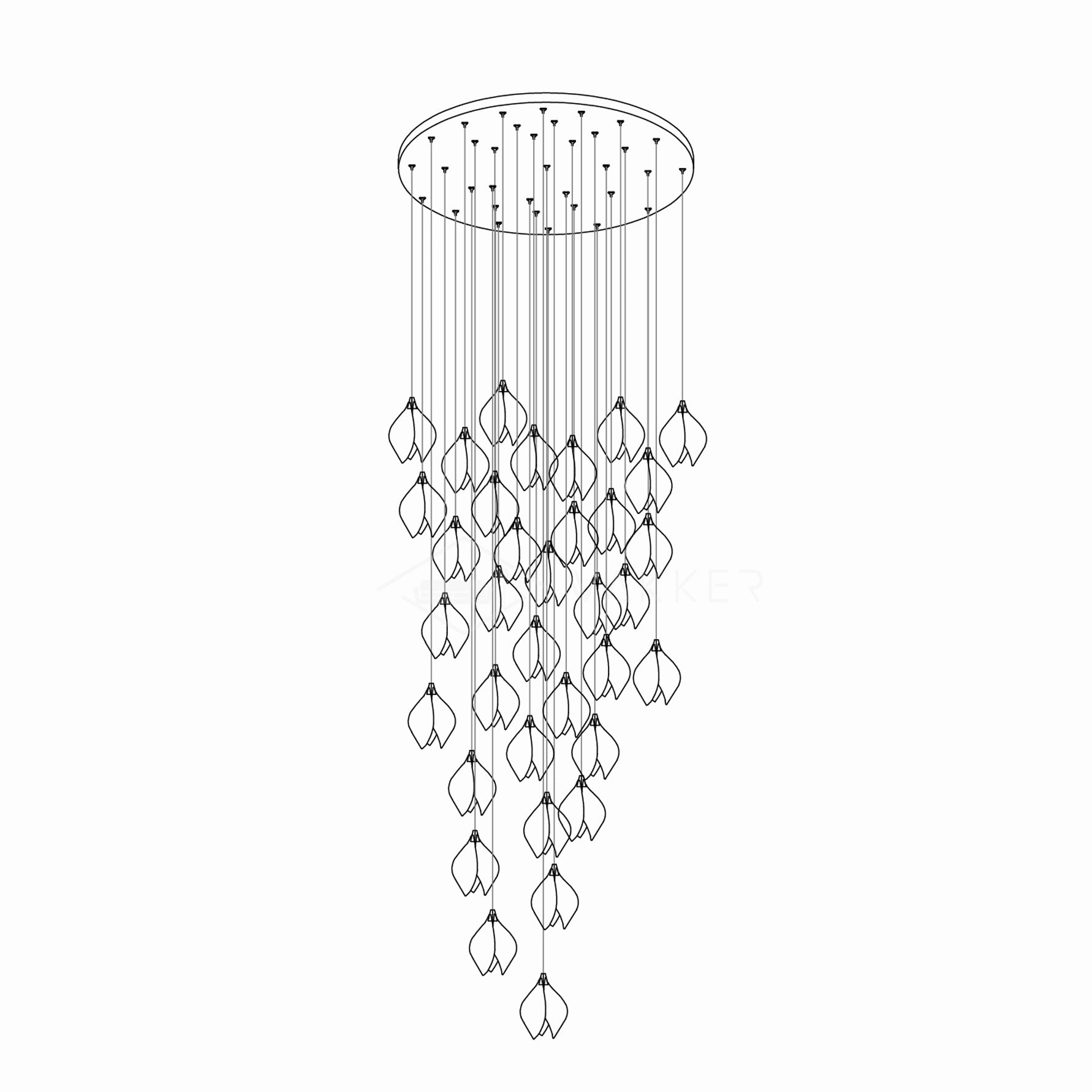Celeste Flora Pendant Light
