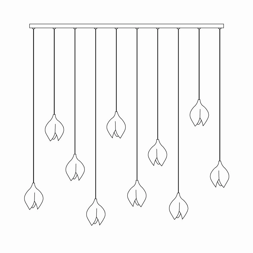 Celeste Flora Pendant Light