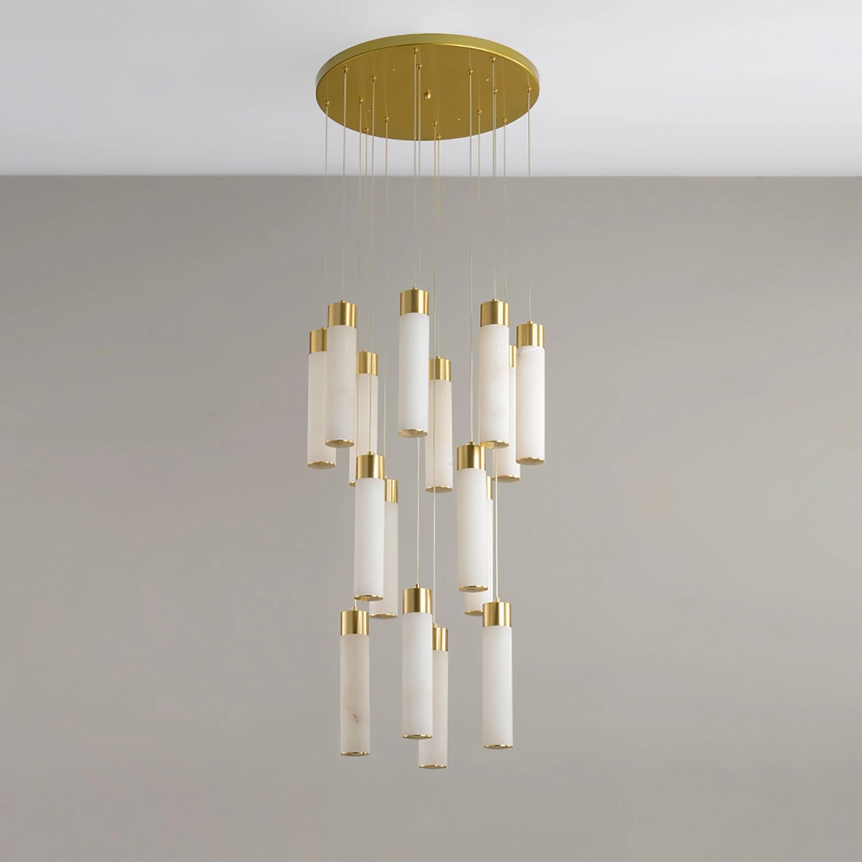 Celestial Alabaster Cascade Chandelier