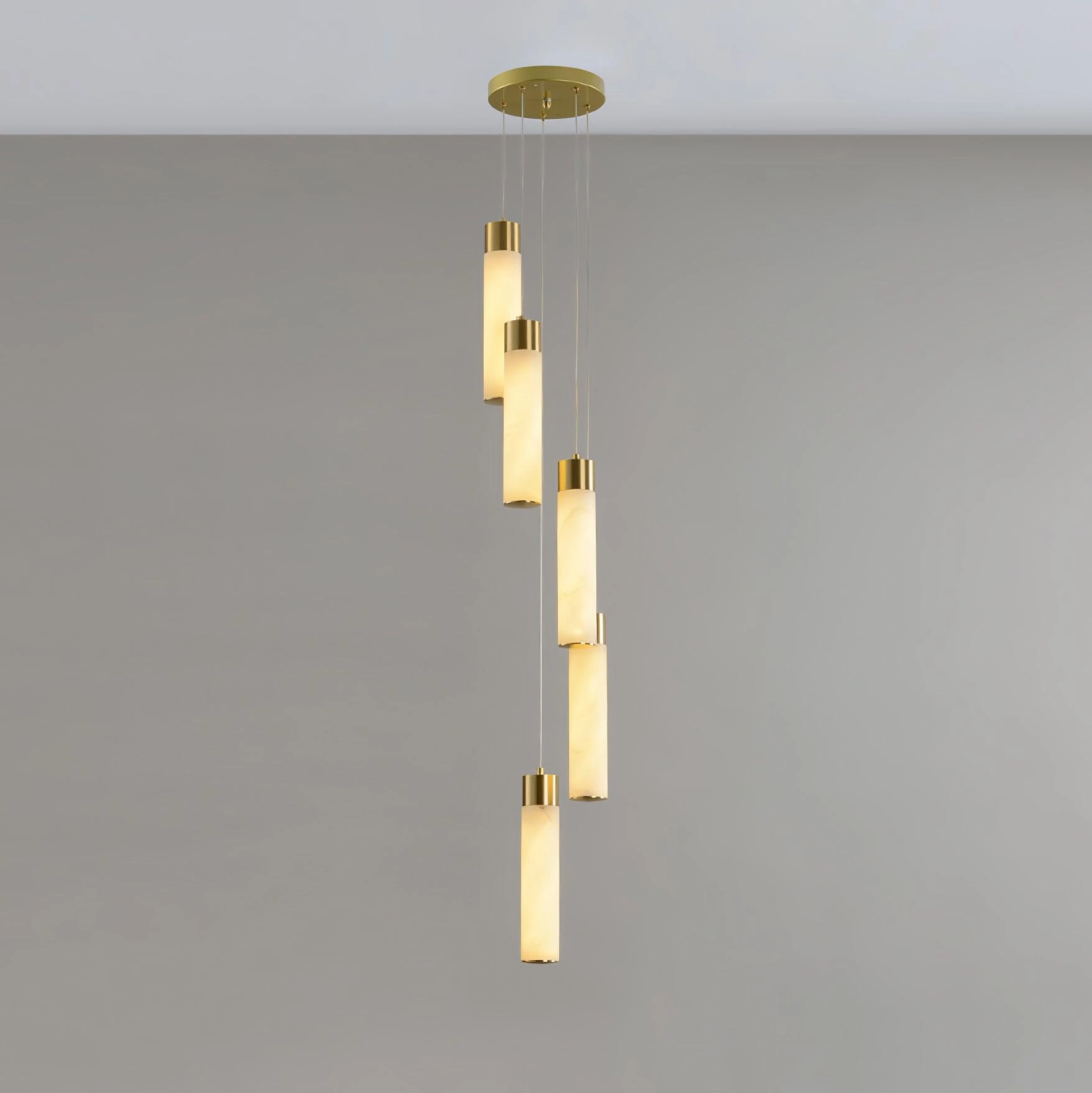 Celestial Alabaster Cascade Chandelier