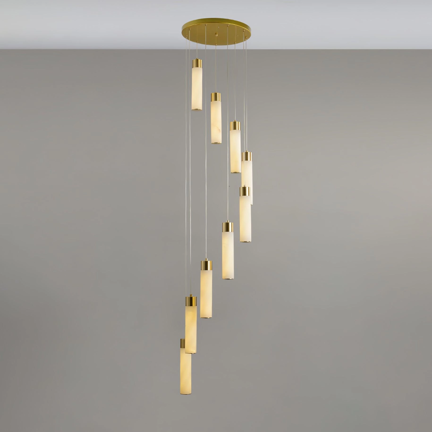 Celestial Alabaster Cascade Chandelier