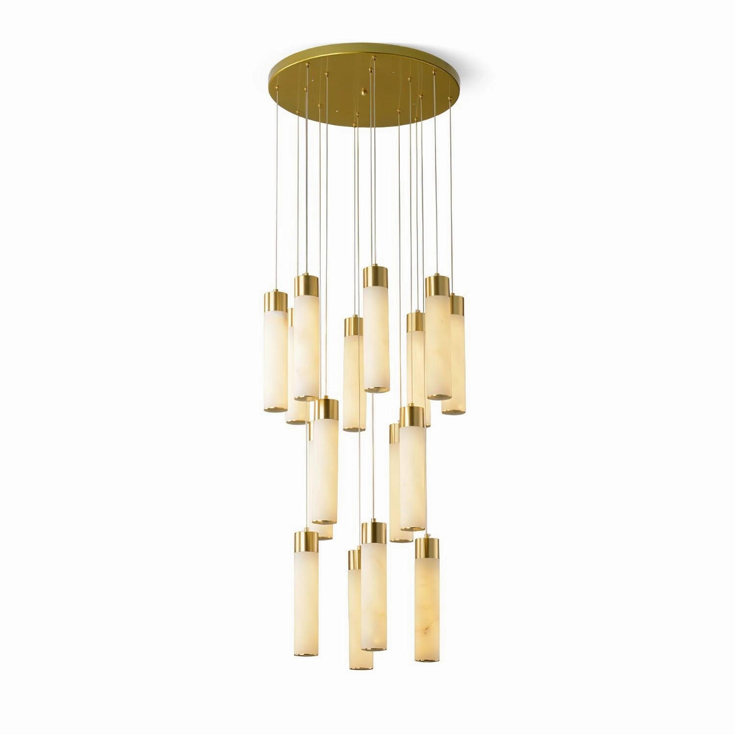 Celestial Alabaster Cascade Chandelier