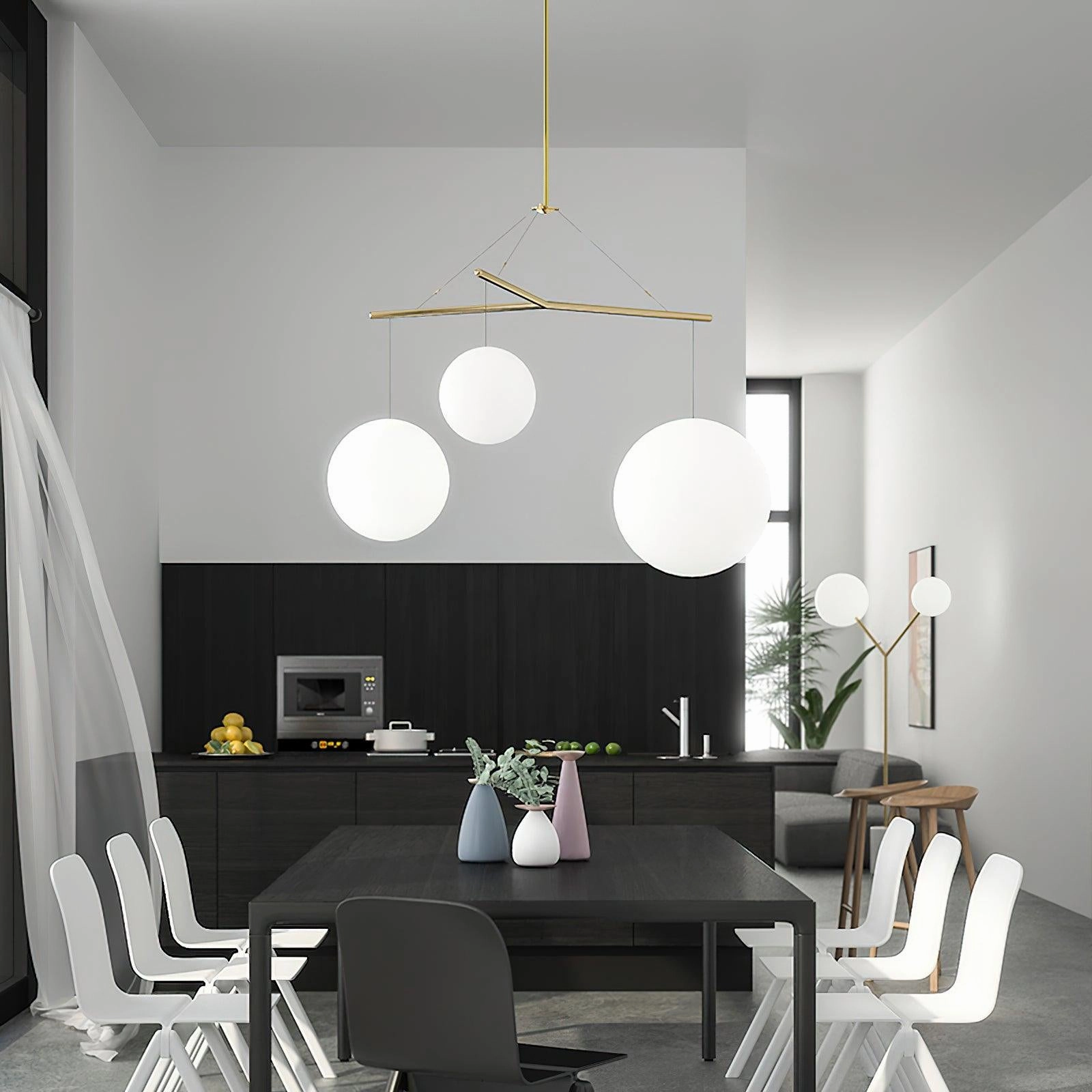 Celestial Orb Trio Pendant Lamp