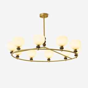 Celestique Chandelier minimalist reading light