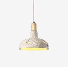 Cement Carve Pendant Lamp surface mount ceiling lamp