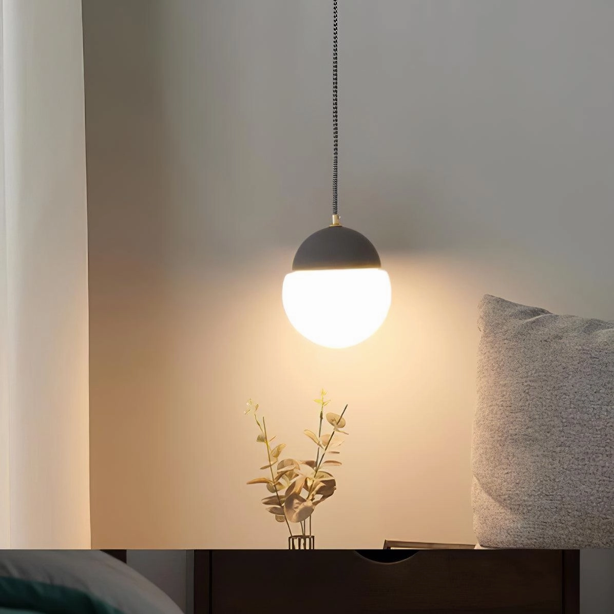 Cement Eclipse Pendant Lamp