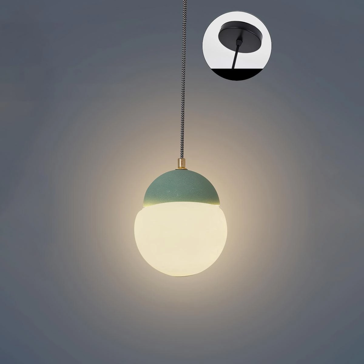 Cement Eclipse Pendant Lamp
