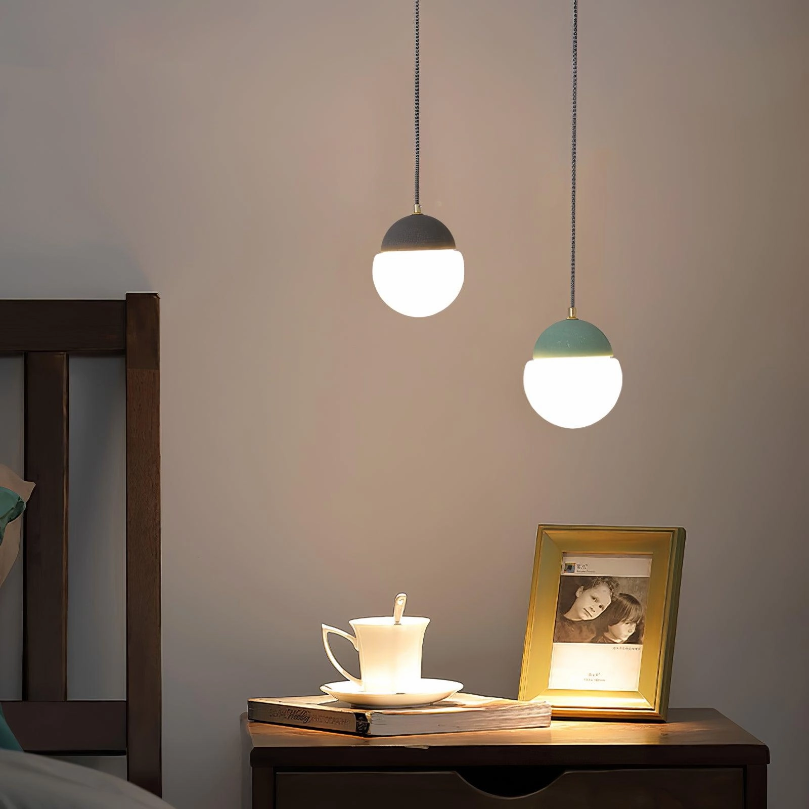 Cement Eclipse Pendant Lamp