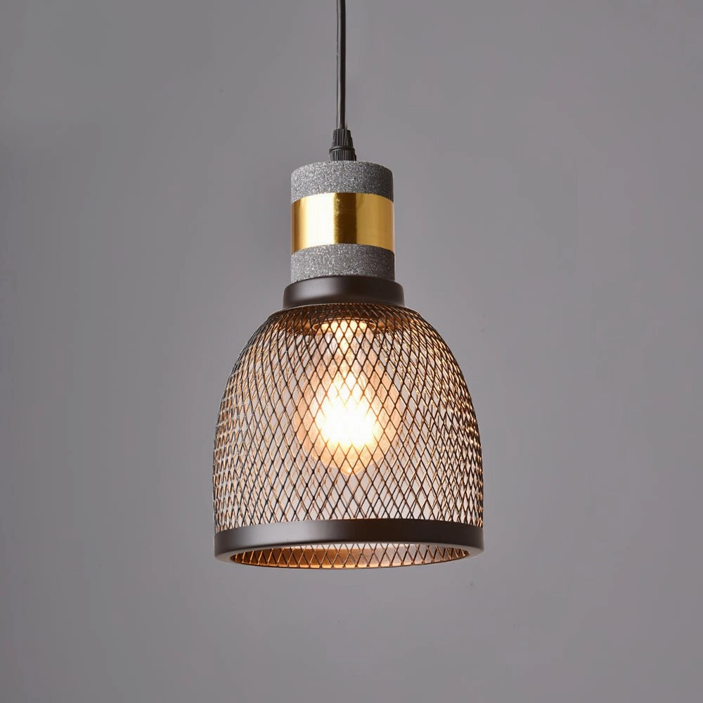 Cement Mesh Pendant Light
