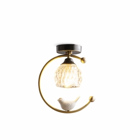 Ceramic Bird Ceiling Lamp recessed ceiling spot lamp