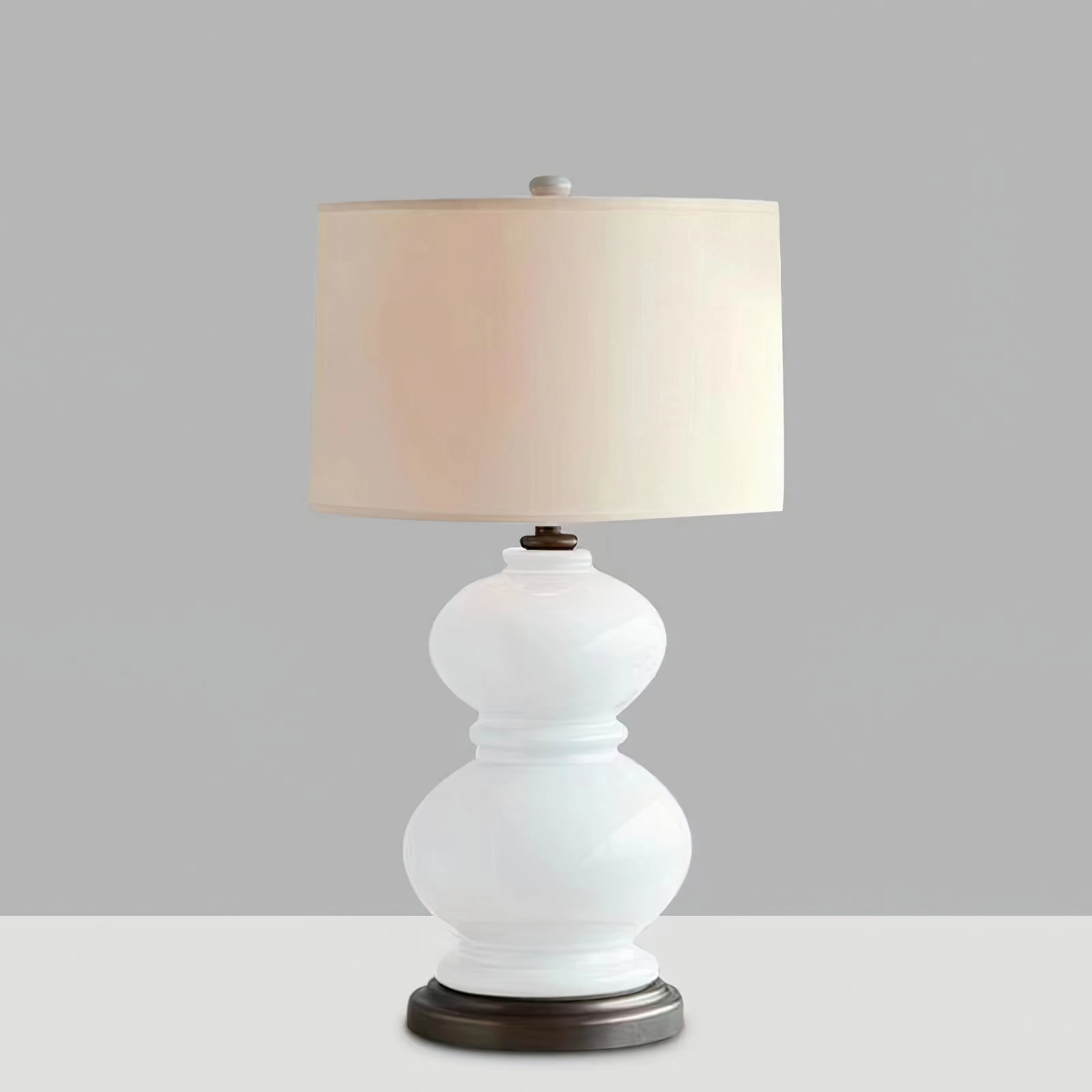 Ceramic Gourd Table Lamp