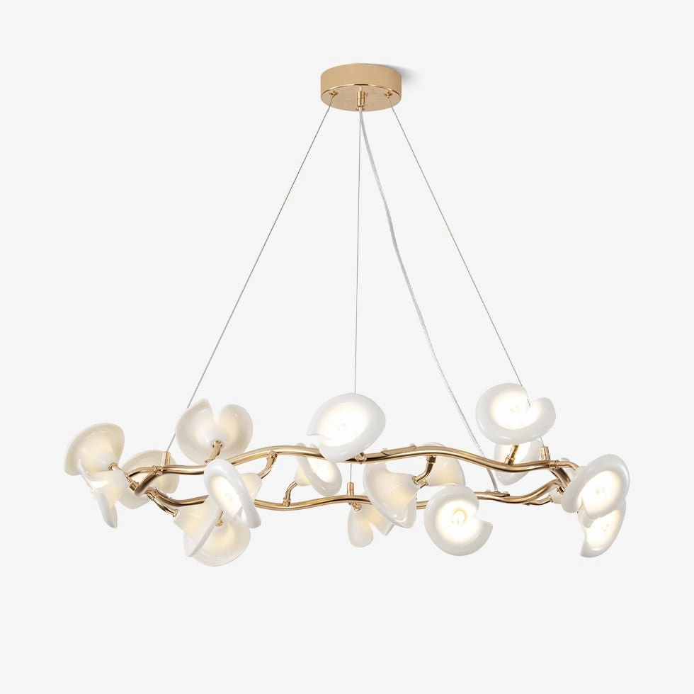 Cerisium Blossom Chandelier minimalist reading light