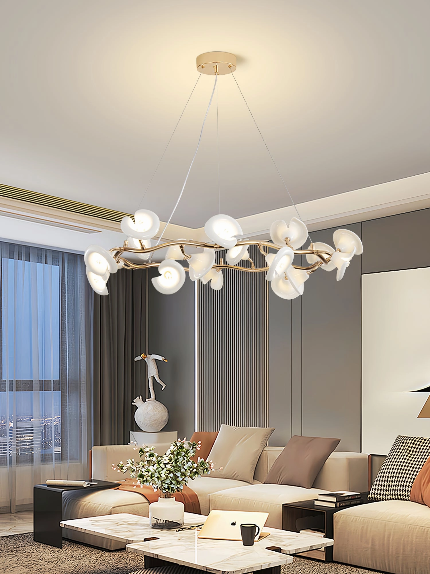 Cerisium Blossom Chandelier