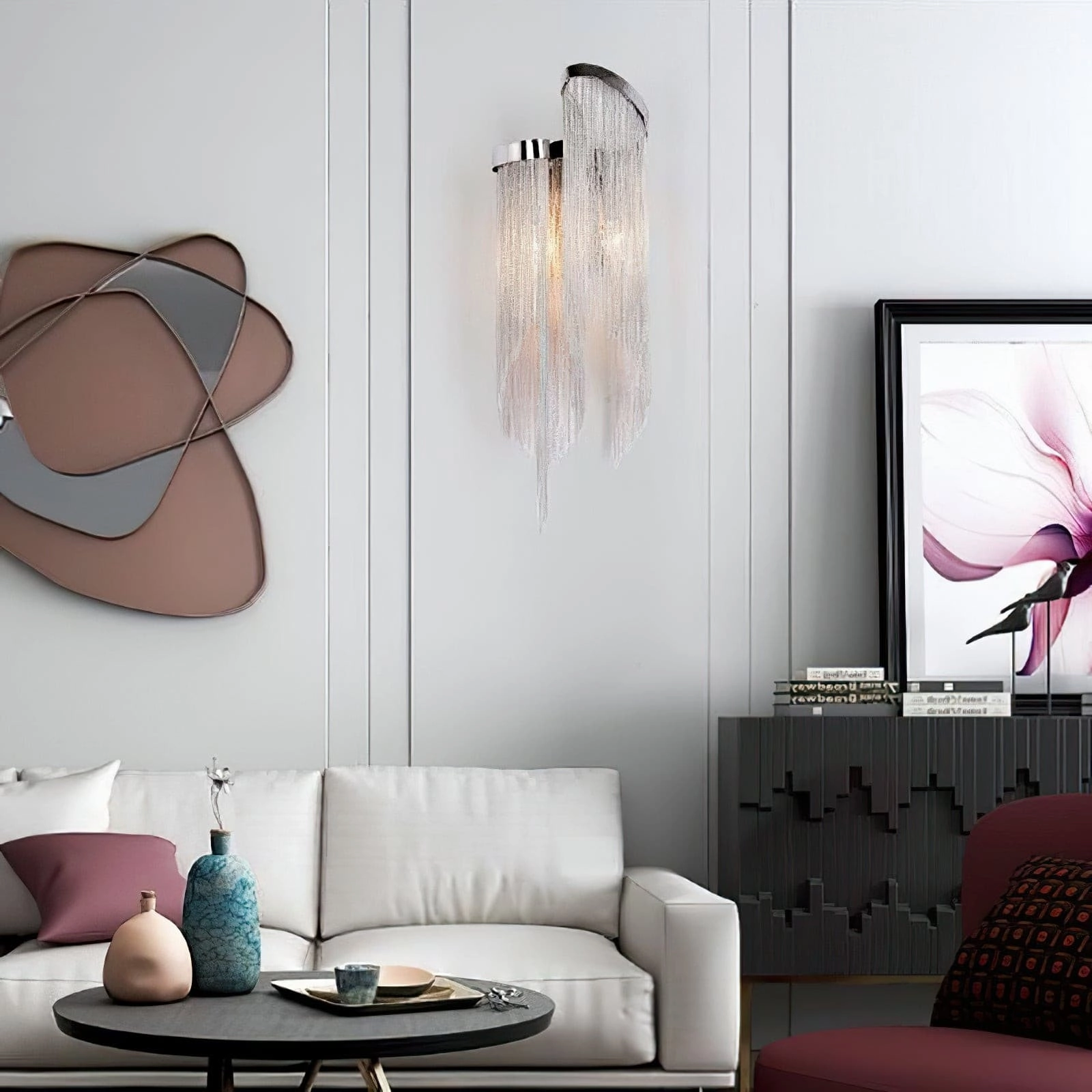 Chain Tassel Wall Lamp