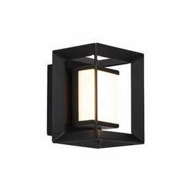 Chaplin Rectangular LED Black Bathroom Wall Light vintage desk lamp